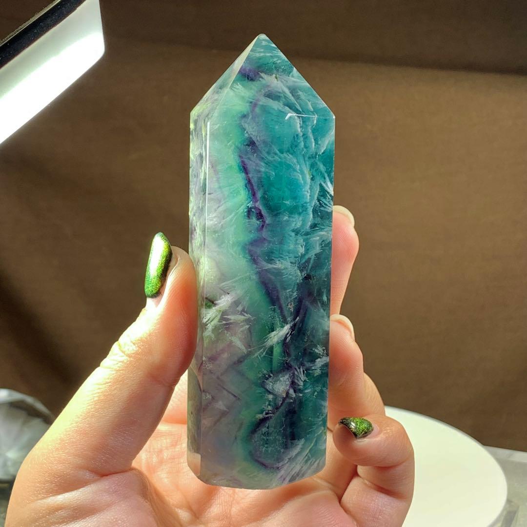 ALL SALE☆フェザー満開☆エンジェルフェザーフローライト ポイント