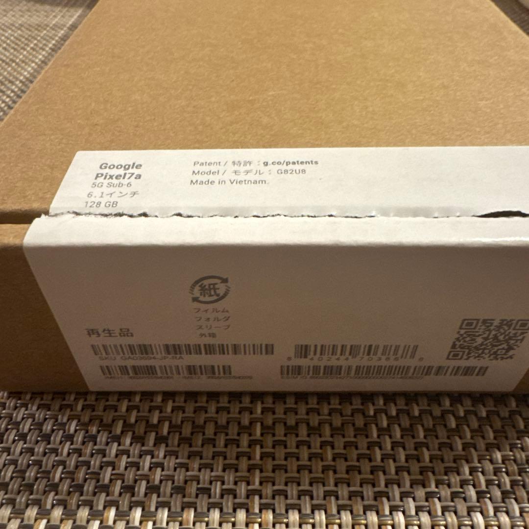 【未使用】Google Pixel 7a 128GB 再生品