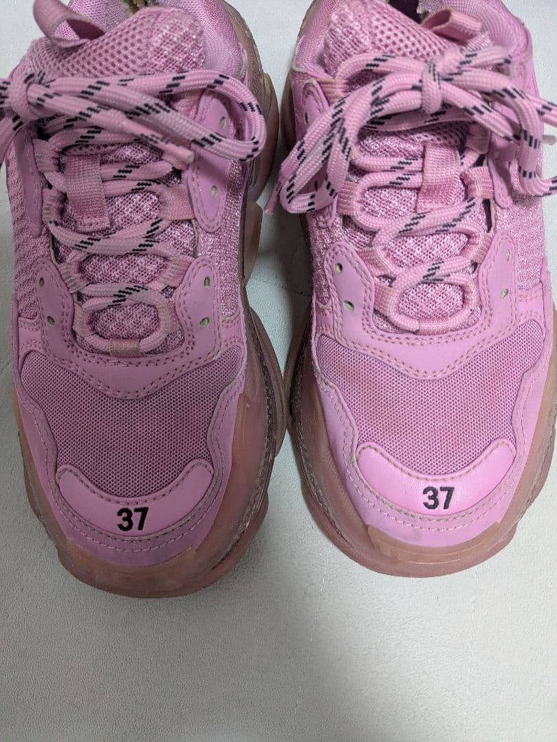 N*o様 BALENCIAGA ピンク スニーカー 37