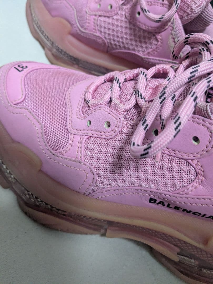 N*o様 BALENCIAGA ピンク スニーカー 37