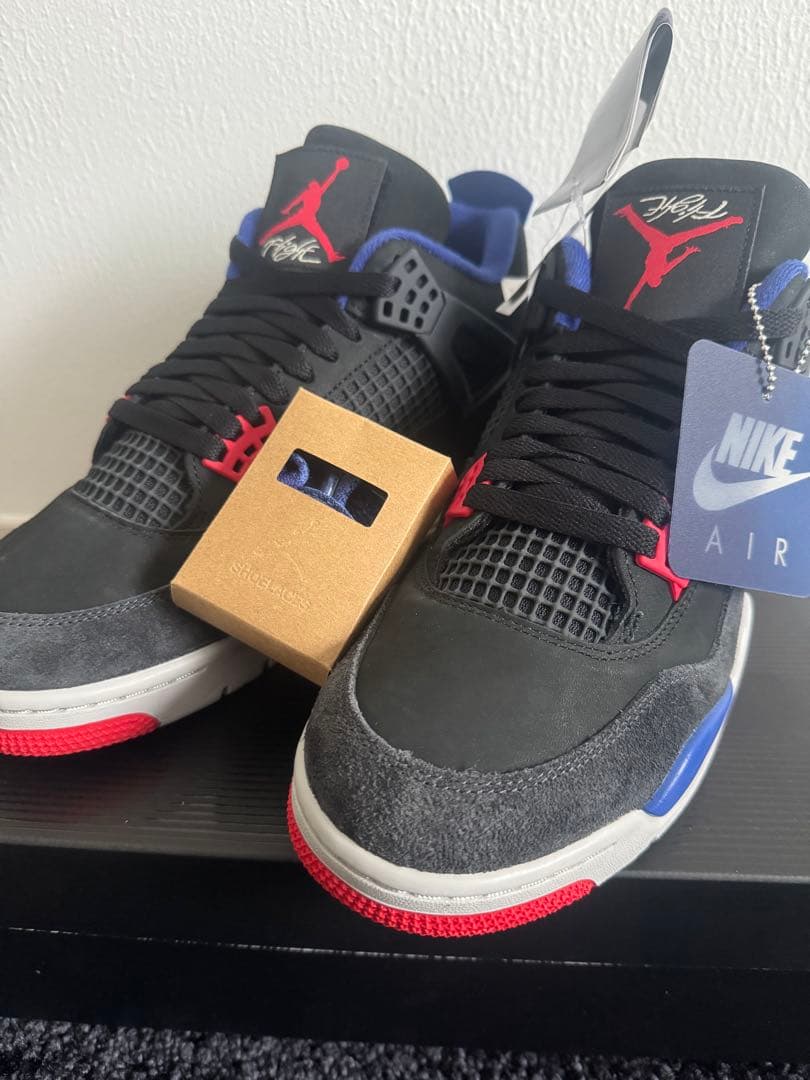 Nike Air Jordan 4 ブラック/レッド/ブルー27cm