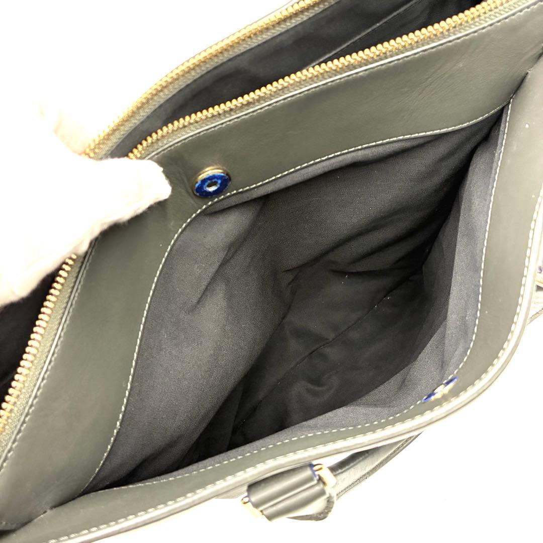 美品 ポールスミス ハイライトトリム 2way トートバッグ A4収納 レザー