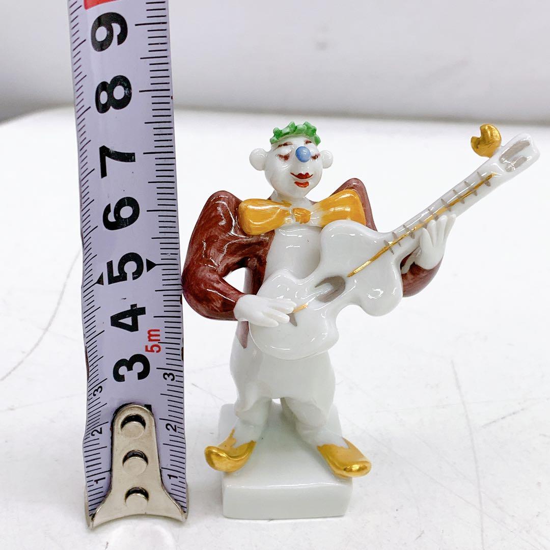 6AAM8 極美品 マイセン マイセン人形　60658 クラウン ギター ピエロ