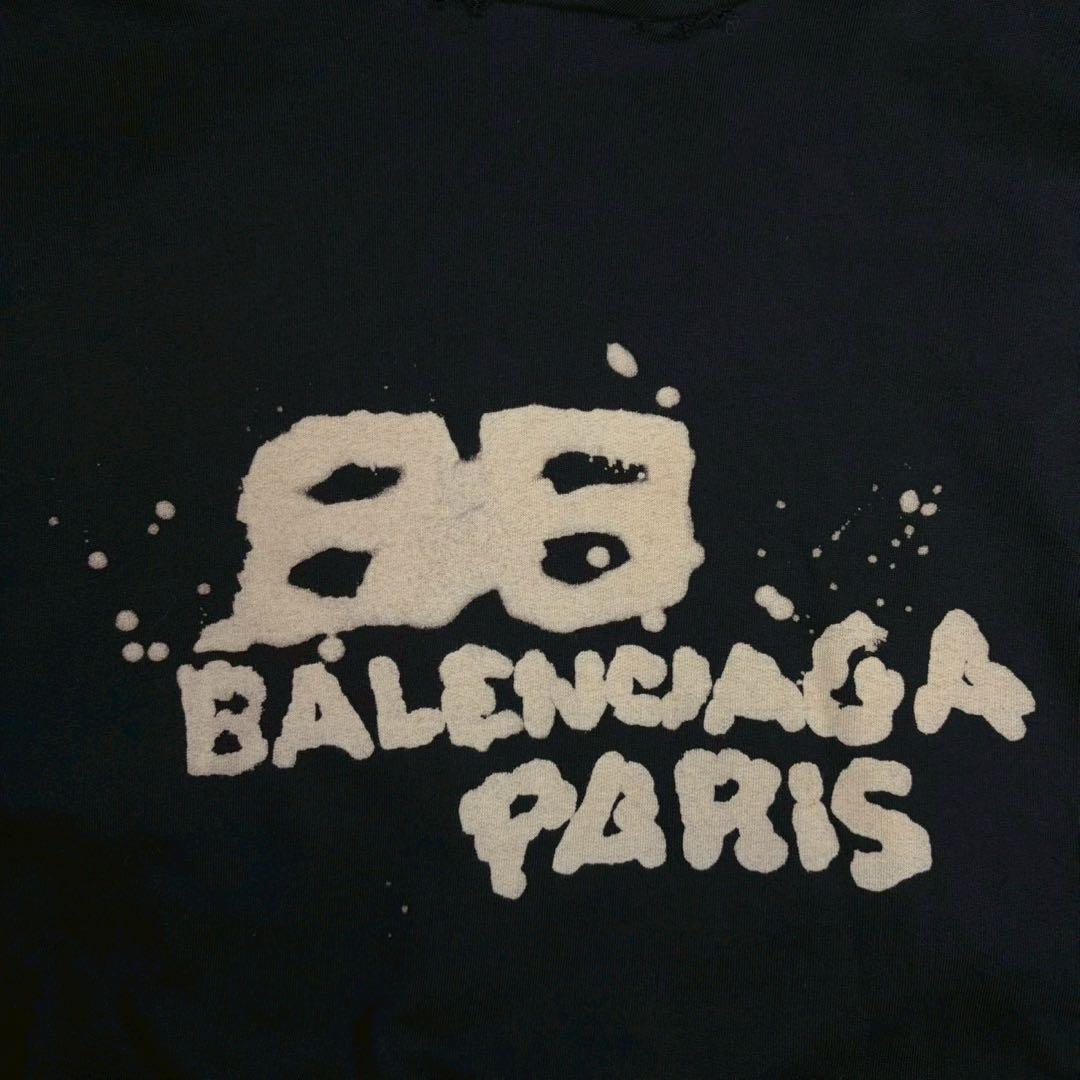BALENCIAGA HAND-DRAWN BB ICON パーカー