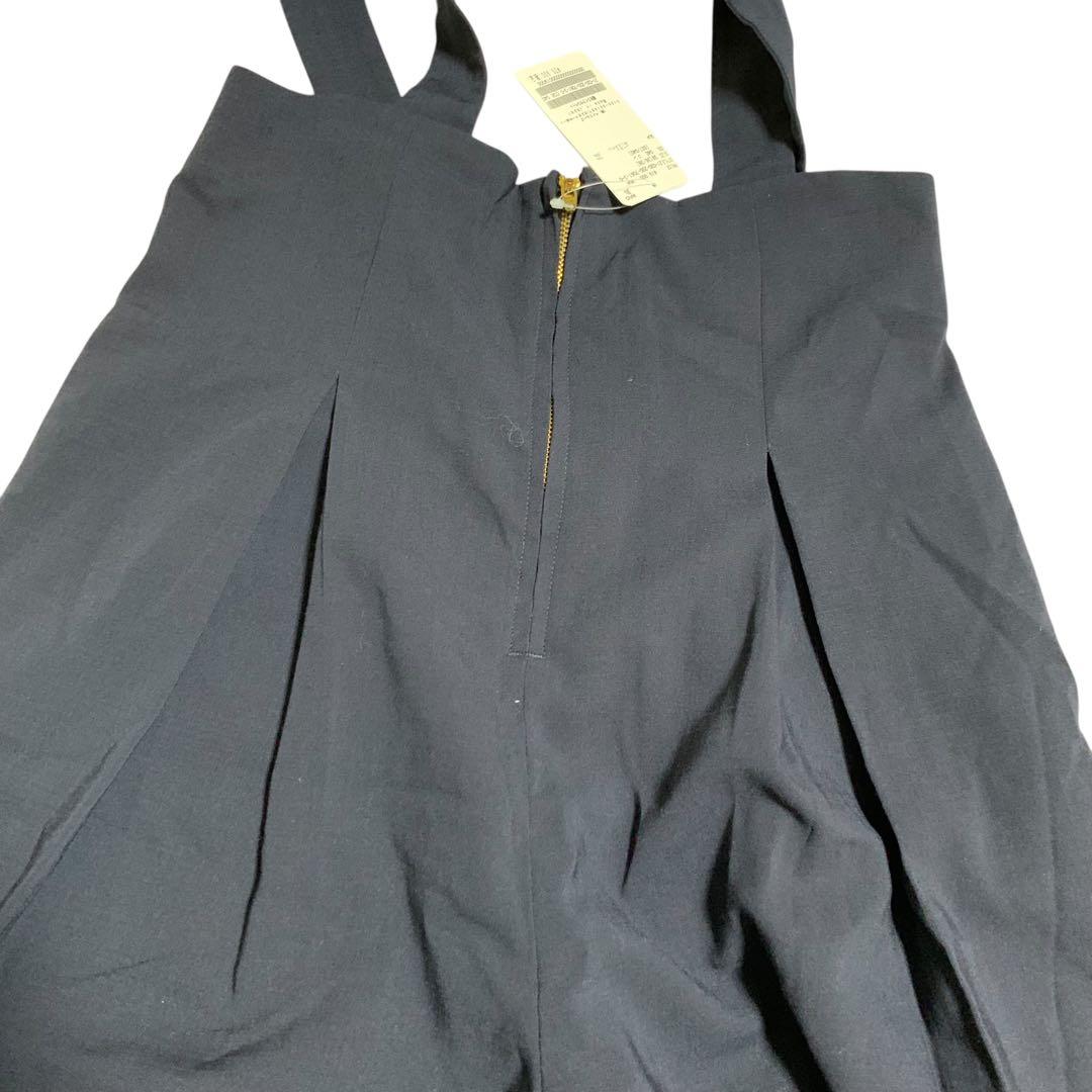 Spick & Span 梳毛ライクサロペット ネイビー size38 新品