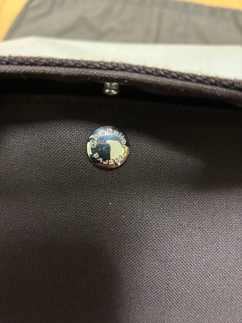 エルベシャプリエ スクエアトート704GP コーテッドキャンバス レザー