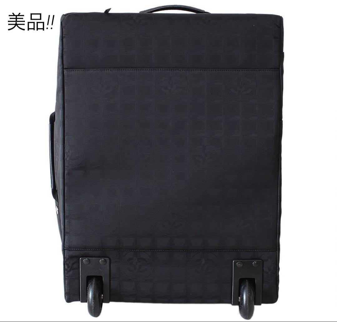 N2920 美品!! シャネル ニュートラベルライン ナイロン2輪 スーツケース