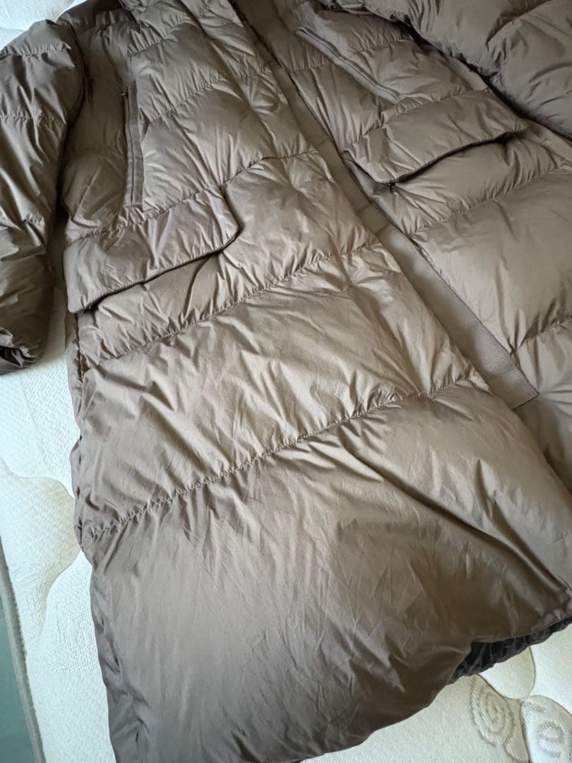 美品 ユニクロ ＋ J ジルサンダー ダウンロングコート M ブラウン 完売品