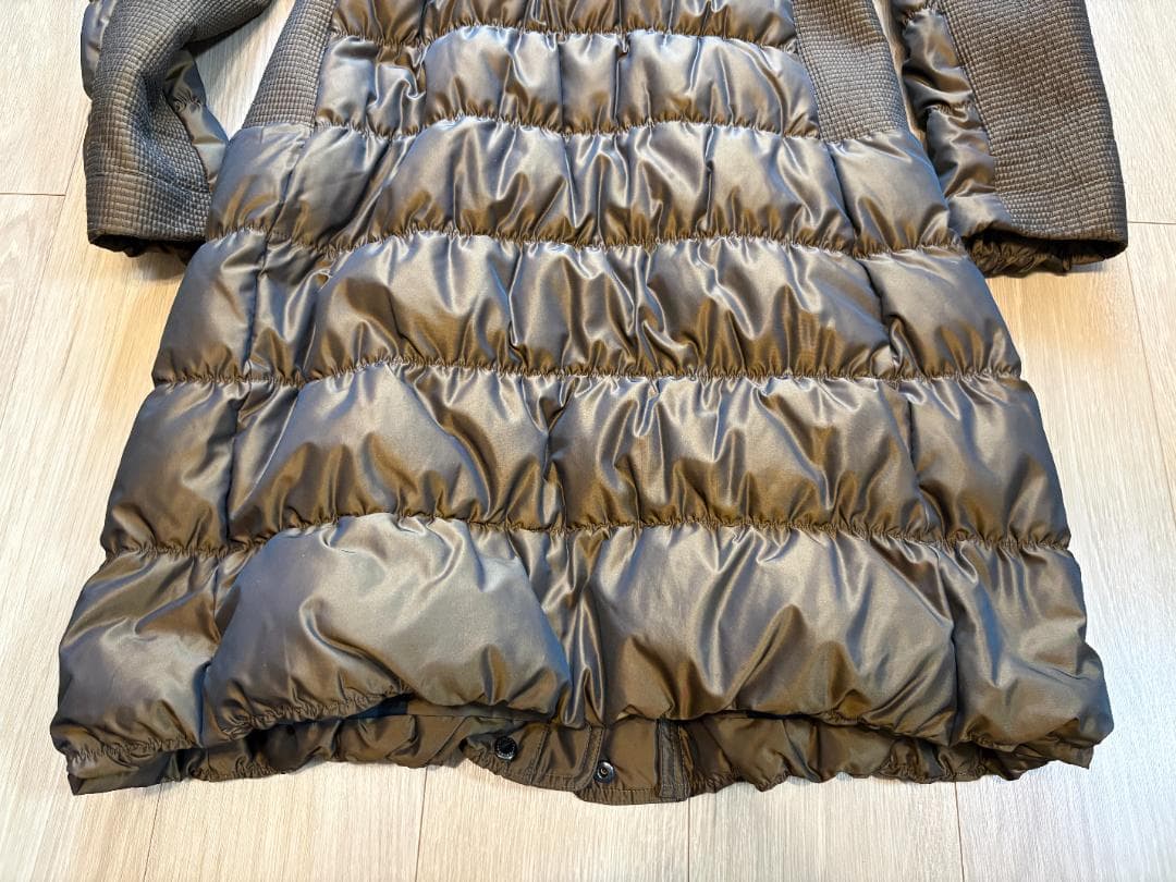 美品 BURBERRY LONDON ダウンコート 40サイズ ブラウン系