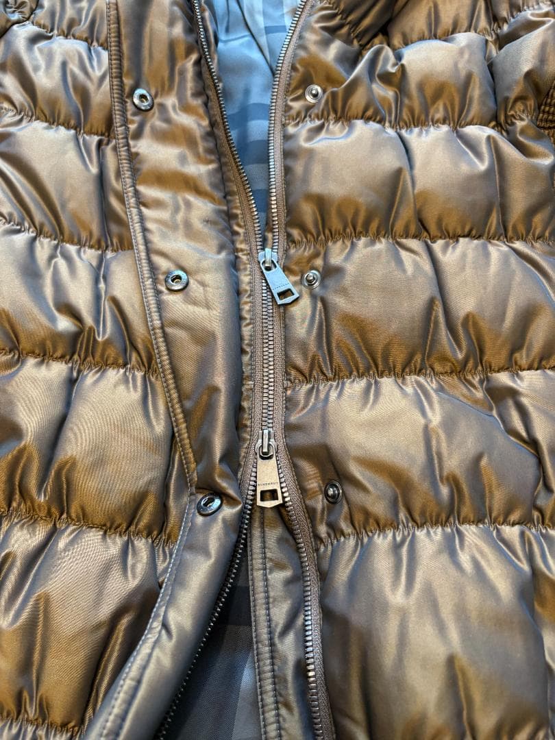 美品 BURBERRY LONDON ダウンコート 40サイズ ブラウン系