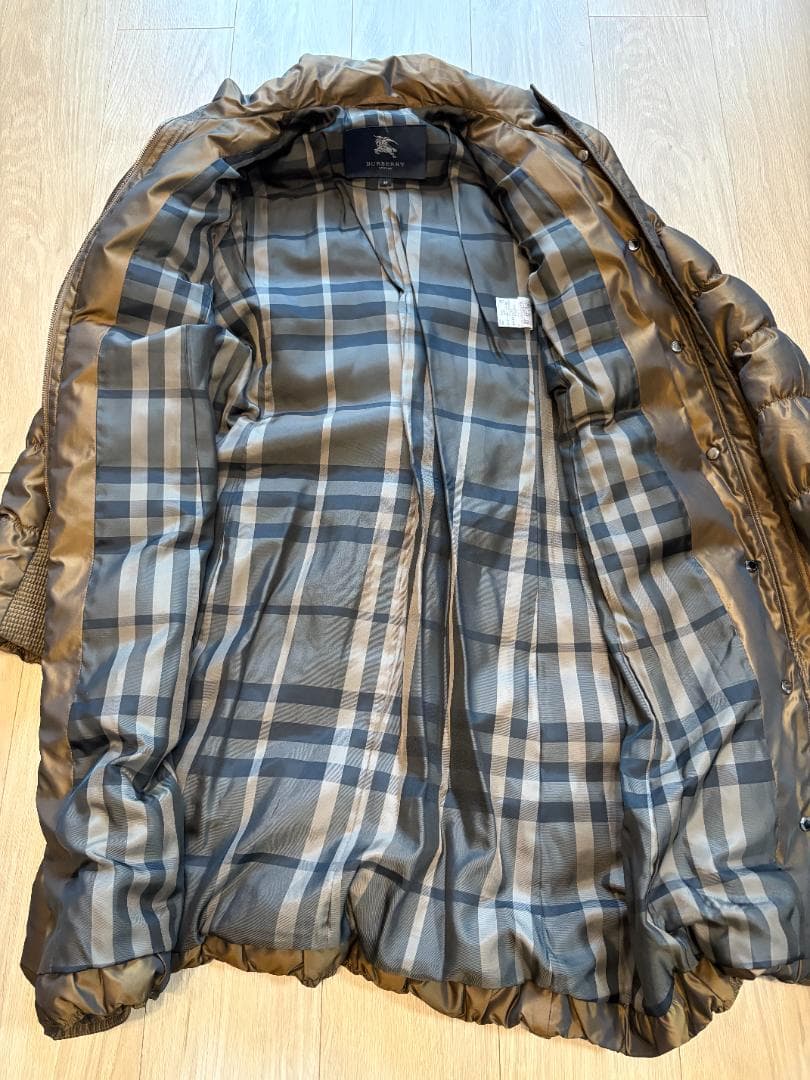 美品 BURBERRY LONDON ダウンコート 40サイズ ブラウン系