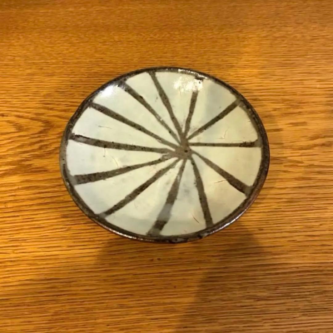 島岡龍太　中皿　象嵌　益子焼　島岡達三　合田義道　民芸　民藝　希少　レア　作家⑤