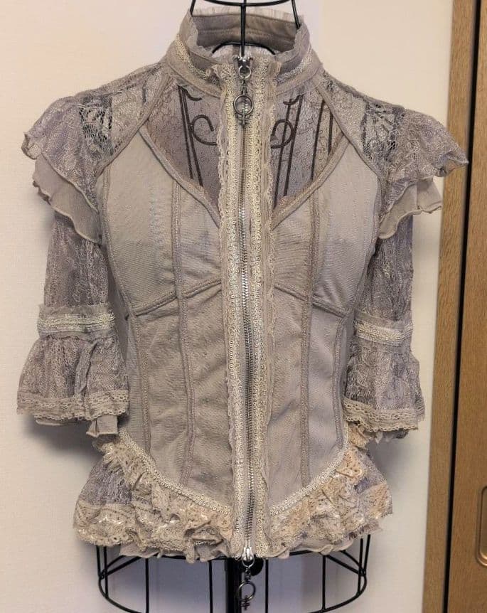 *新品タグ付* RozenKavarier レース切替 シースルージャケット