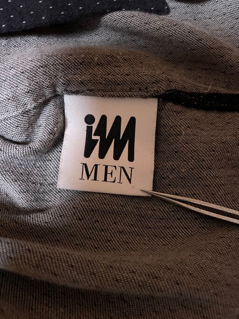 IM MEN ISSEY MIYAKE ドット柄ロングスリーブシャツブラック 3