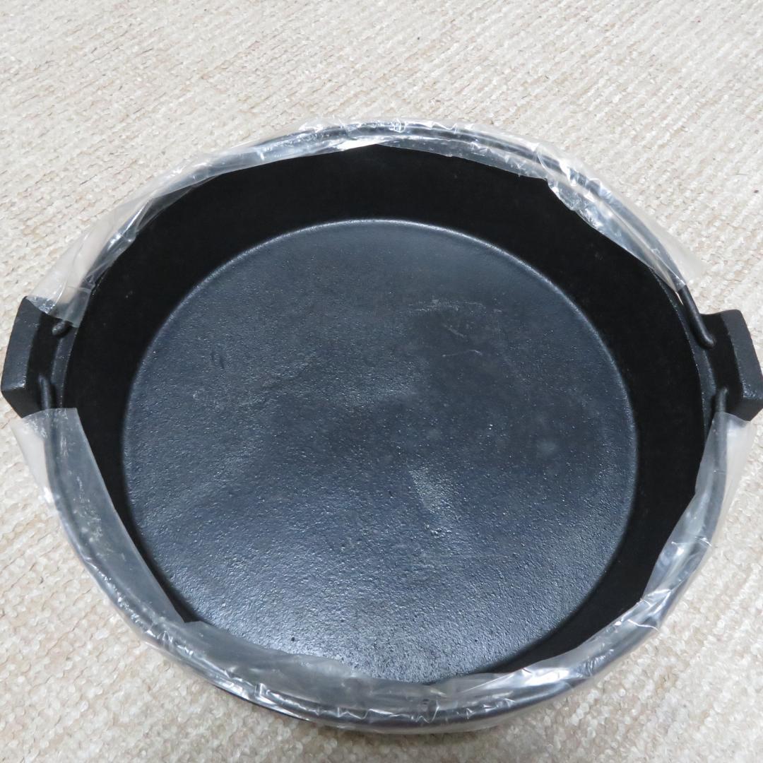 未使用　保管品　すき焼き鍋　28㎝　鉄なべ　鉄鍋　４㎏位　まとめて　５個