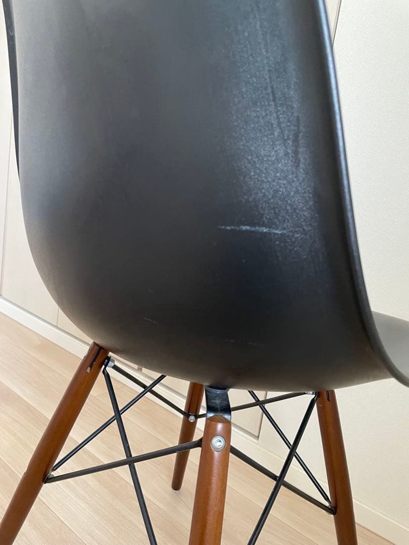 ダイニングチェア（1脚）｜天然木脚 イームズ風 北欧 ※2脚セット・別出品あり