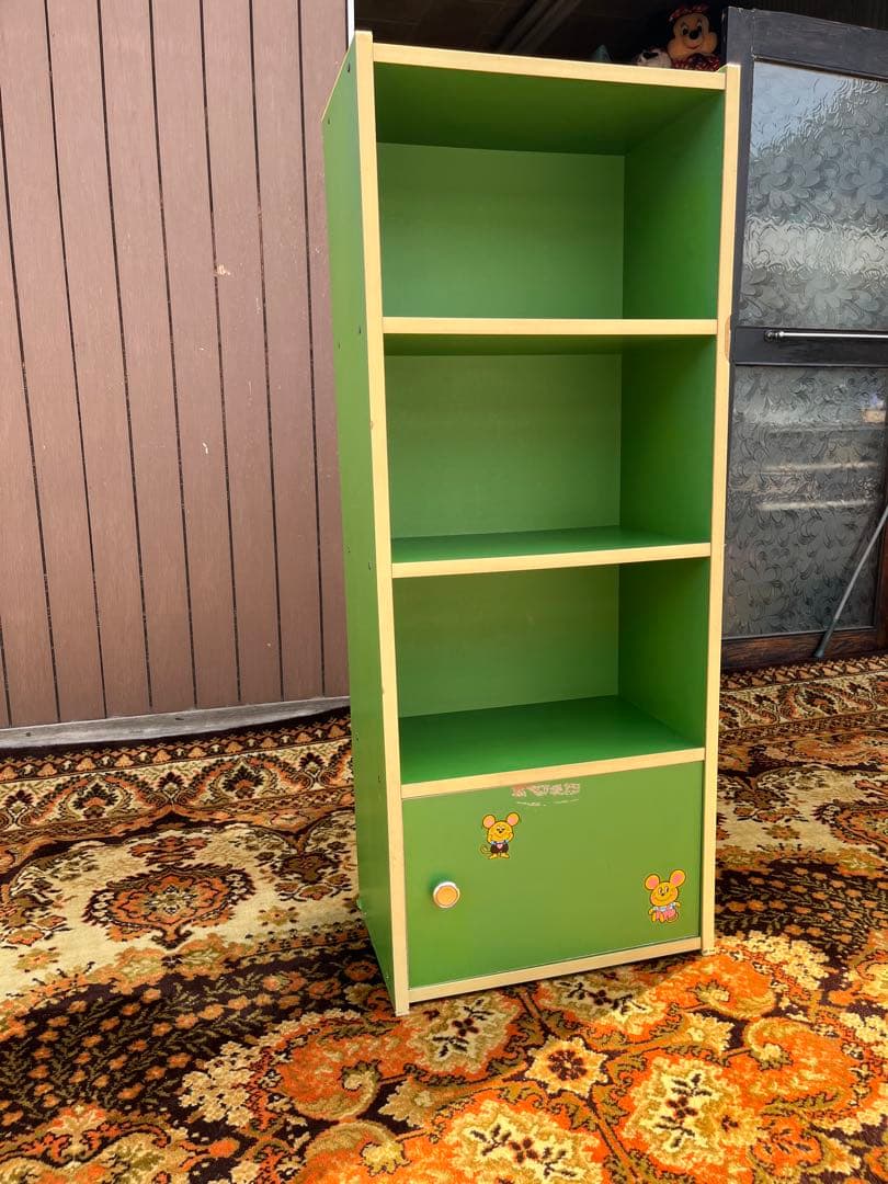 棚 レトロポップ ラック インテリア 昭和レトロ 当時物 インテリア 緑グリーン