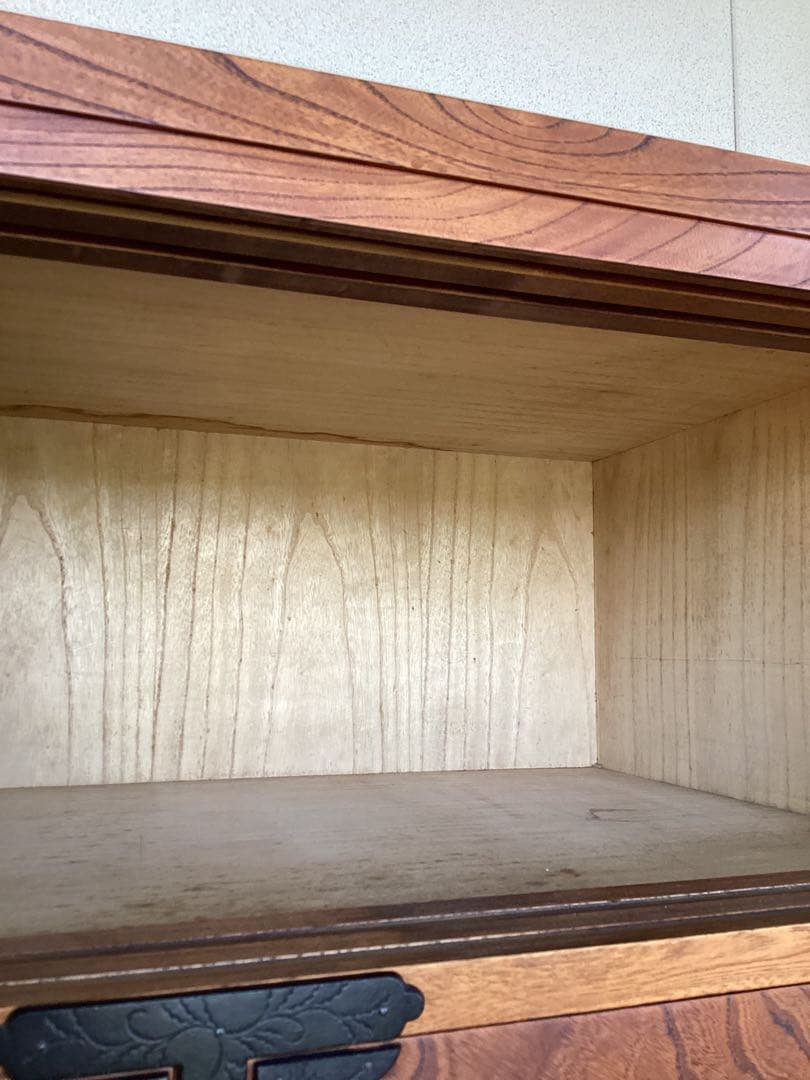 時代箪笥　民芸箪笥　装飾金具　和箪笥　欅　整理箪笥