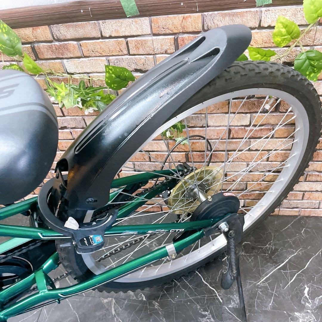 【74】子供用自転車 子供車 TACKLE BOY グリーン 24インチ