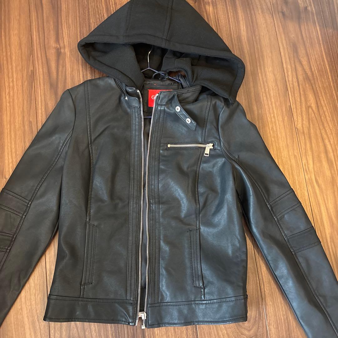 GUESS ライダース 黒