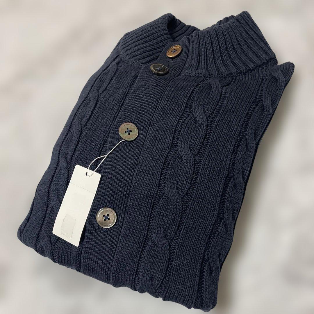 Maker’s Shirt 鎌倉　メンズカーディガン　ネイビー　L 最終お値下げ
