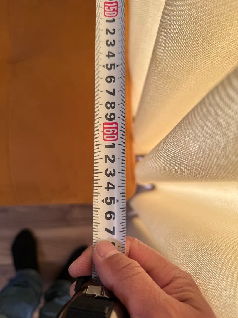 ブラウン スエード調 L字型ソファ