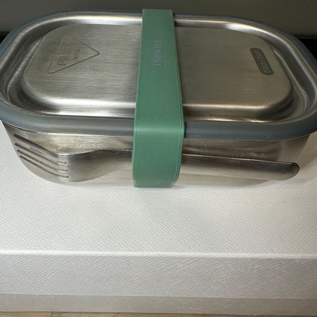 【希少品】PRADA ステンレススチール ランチボックス ラージ