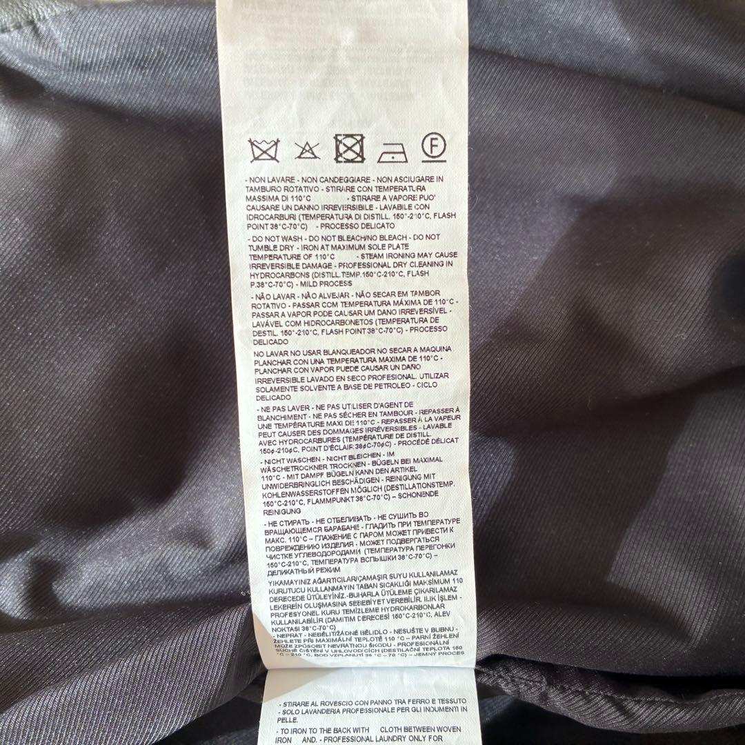 極美品 エンポリオアルマーニ 黒タグ レザージャケット 2WAY 現行品