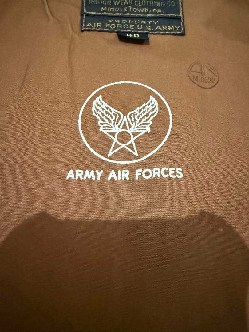 dai　旧マッコイ A-2 ROUGH WEAR 実名復刻 40