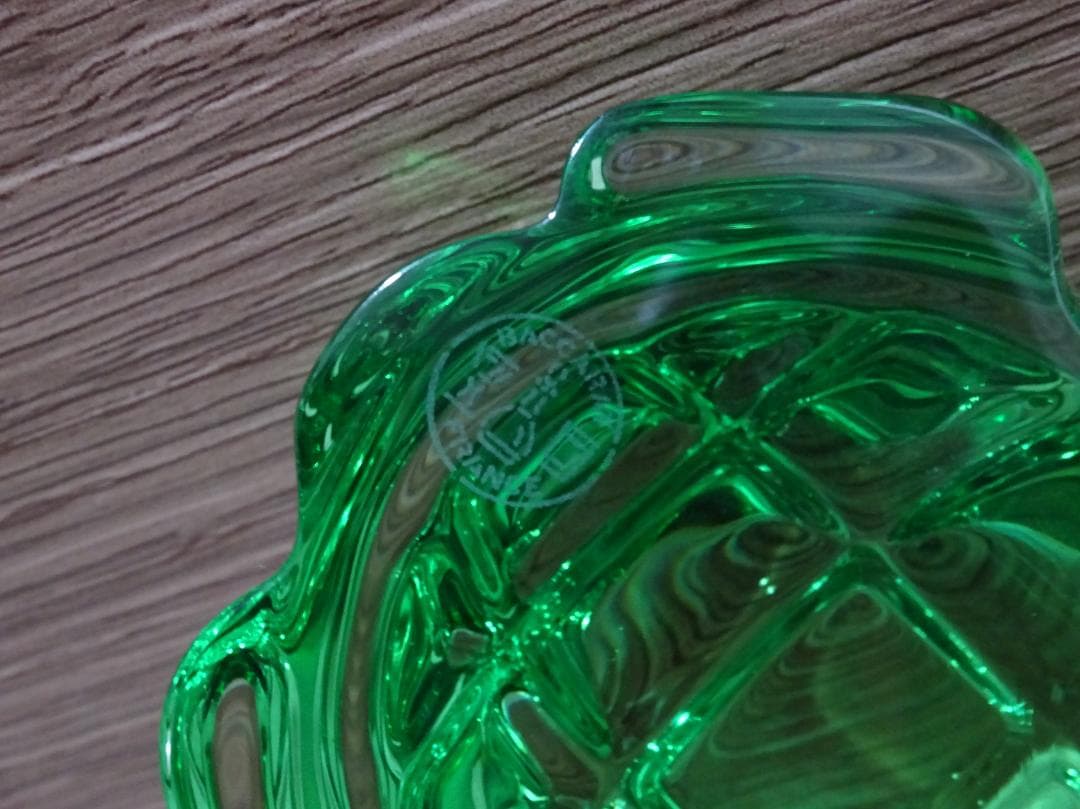 Baccarat バカラ タートル グリーンクリスタル 亀 インテリア 置物