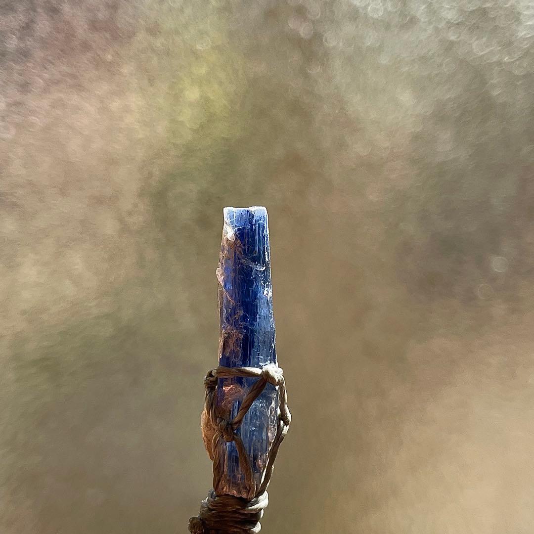 カイヤナイト ネパール産 ＊ ハンドメイド マクラメペンダント ネックレス ⑧