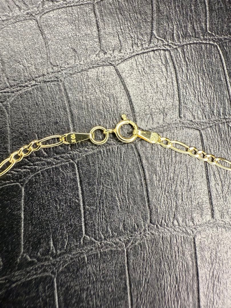 k*u様 10K Figaro Bracelet 19cm 2mm