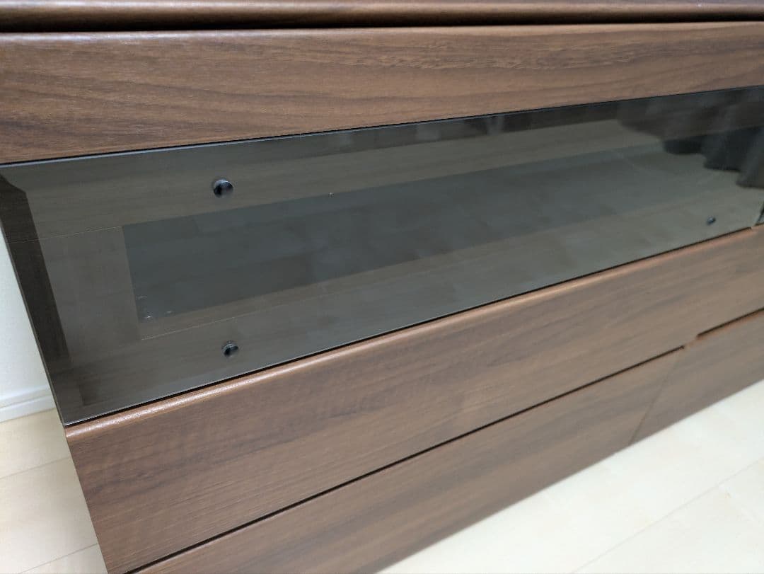 美品 pamouna パモウナ 木製 テレビボード リビングボード ウォルナット