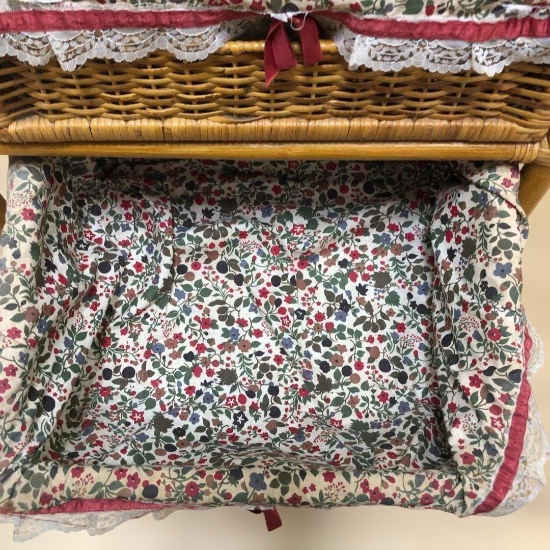 【送料込】ラタン 籐 ヴィンテージ収納 4段チェスト アンティーク　250708