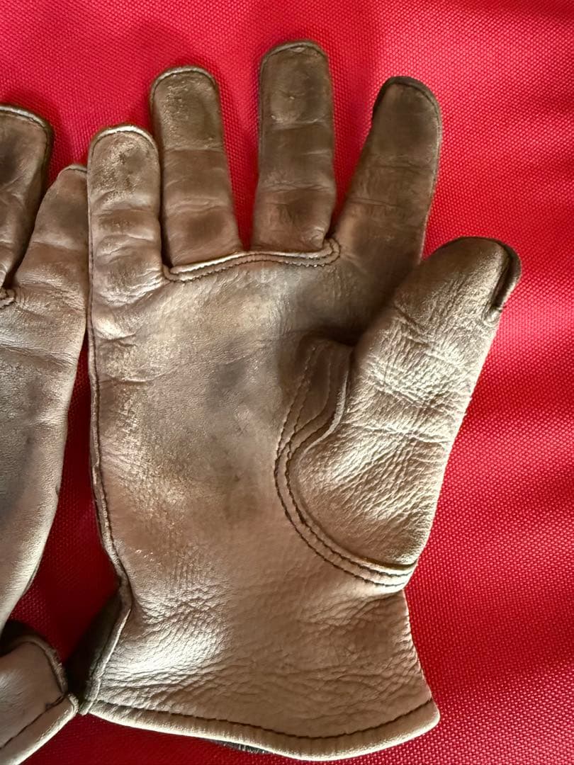 ラングリッツ　langlitz グローブ　L レザーグローブ
