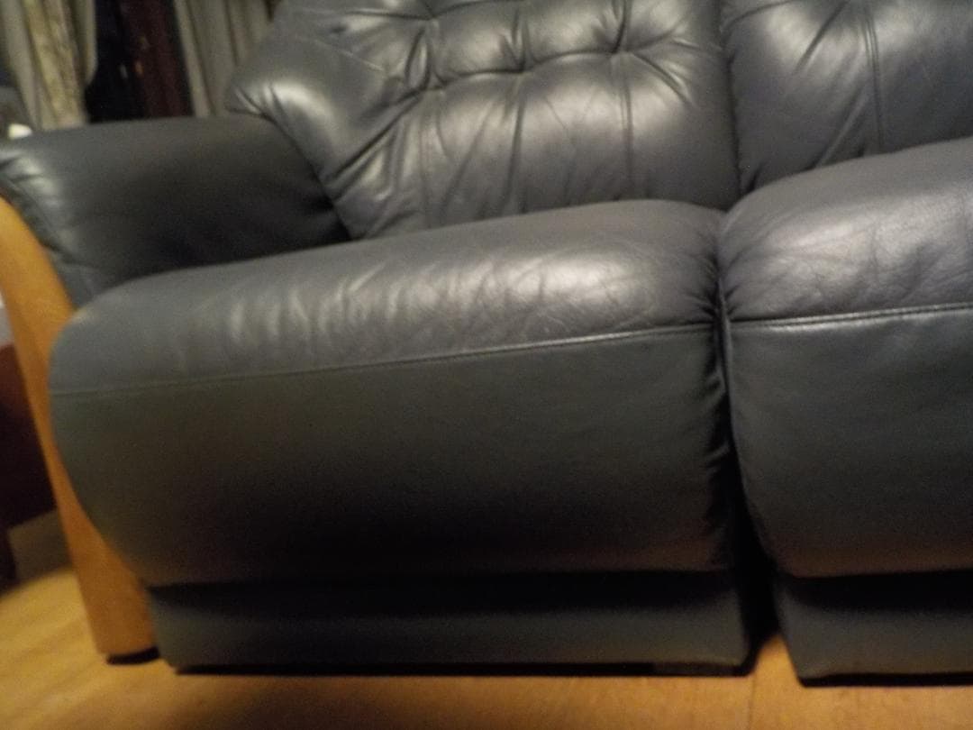 レザー　コーナーソファセット　五人掛け①