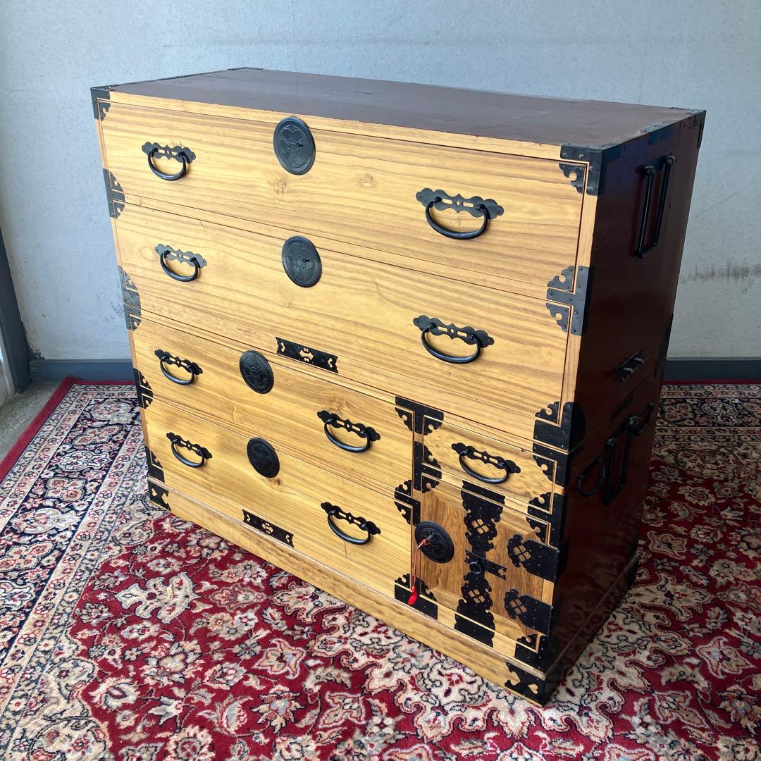 昭和レトロ 仙台箪笥 7杯 引き出し和箪笥 古家具 ビンテージ ヴィンテージ