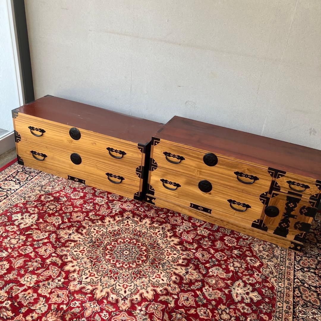 昭和レトロ 仙台箪笥 7杯 引き出し和箪笥 古家具 ビンテージ ヴィンテージ