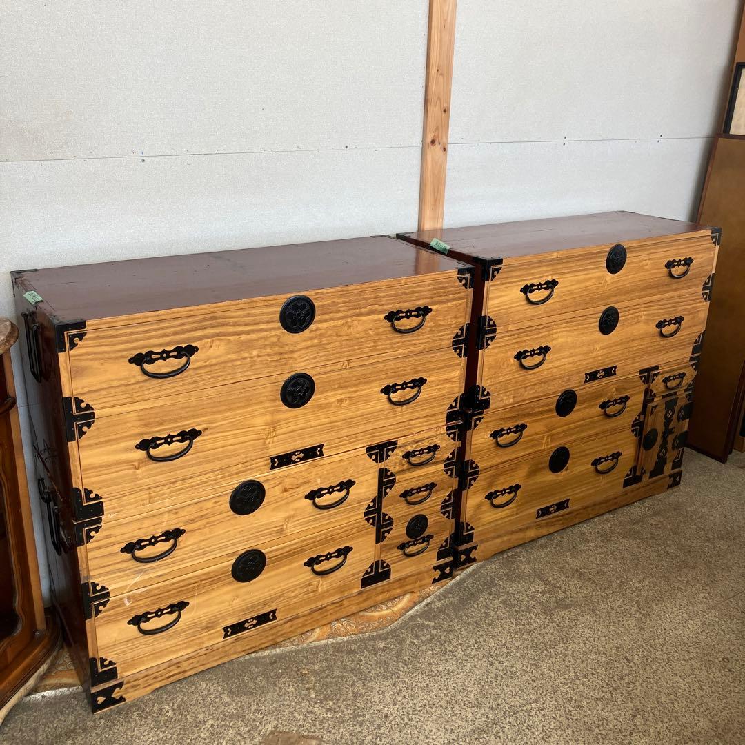 昭和レトロ 仙台箪笥 7杯 引き出し和箪笥 古家具 ビンテージ ヴィンテージ