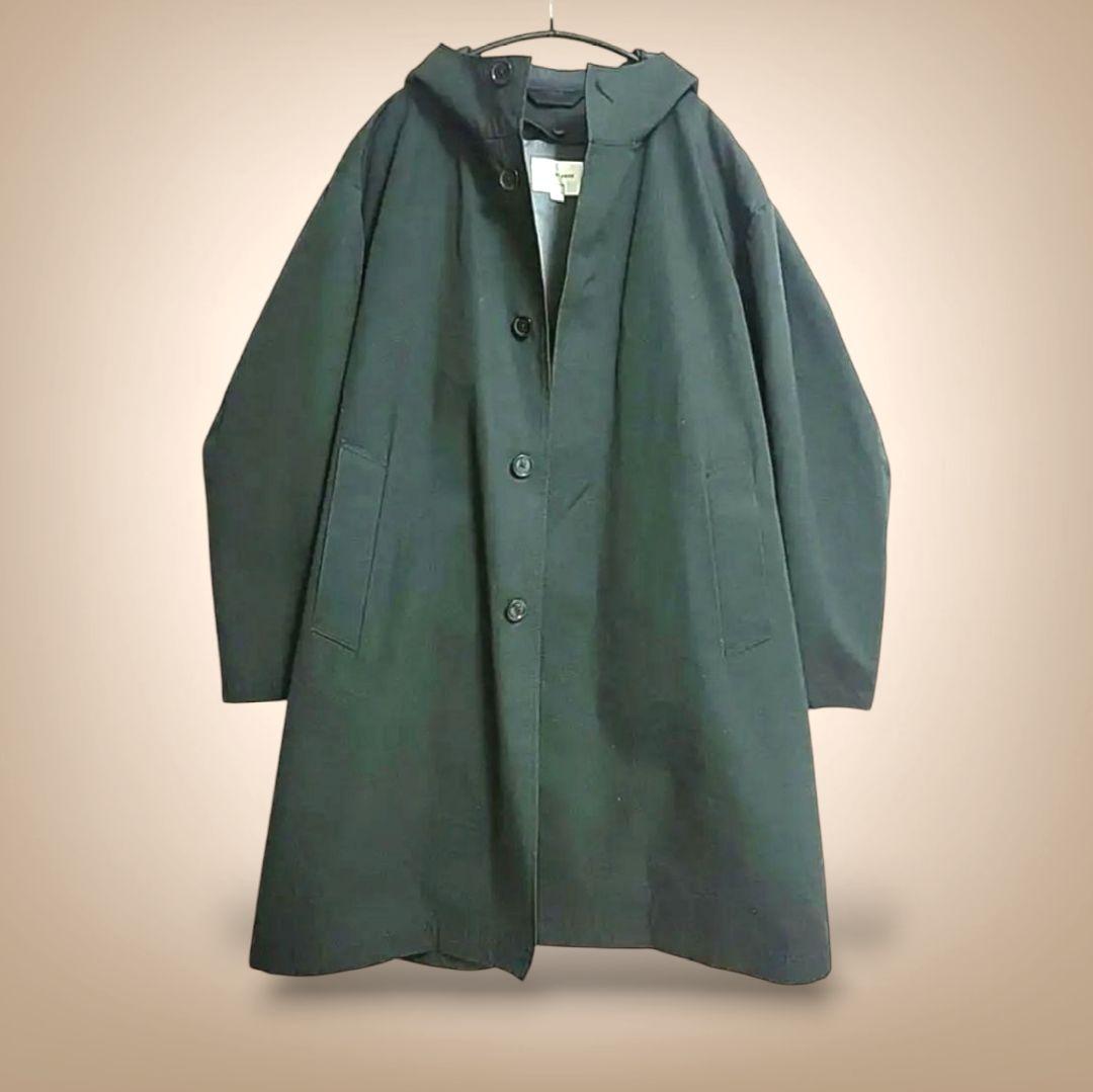 【美品】STILL BY HAND　フーディーコート　46　ブラック