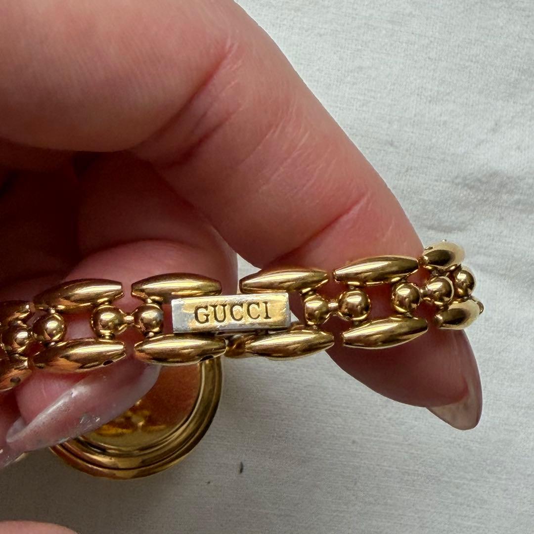 箱・ギャランティ・説明書付き！GUCCI■チェンジベゼル　レディースウォッチ