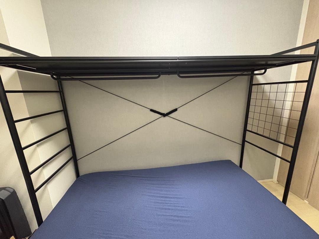 【東京引き取りのみ】ハンガーシェルフ　スパジオーソ　ベッド収納　ベッド上収納