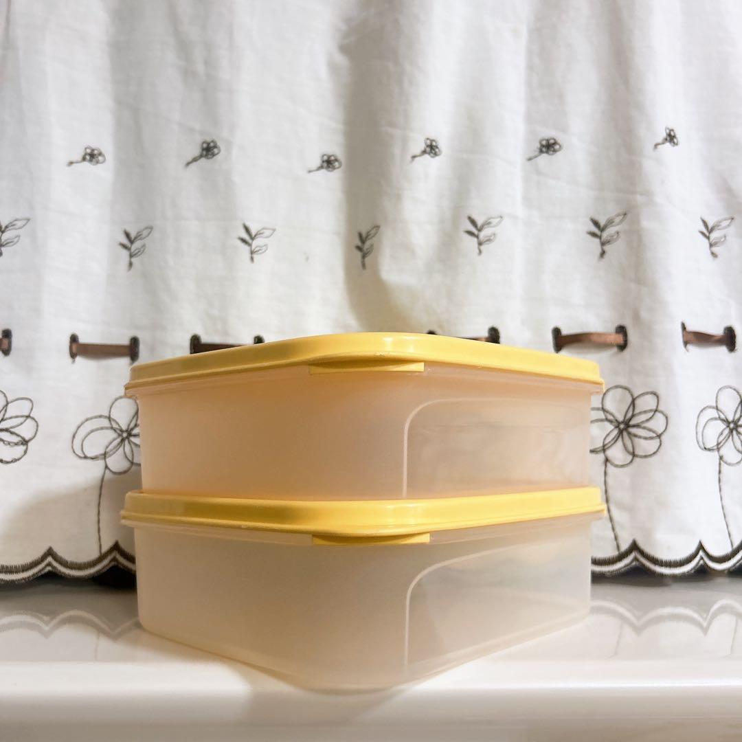 【Tupperware】ピクニックセット　イエロー（中古）