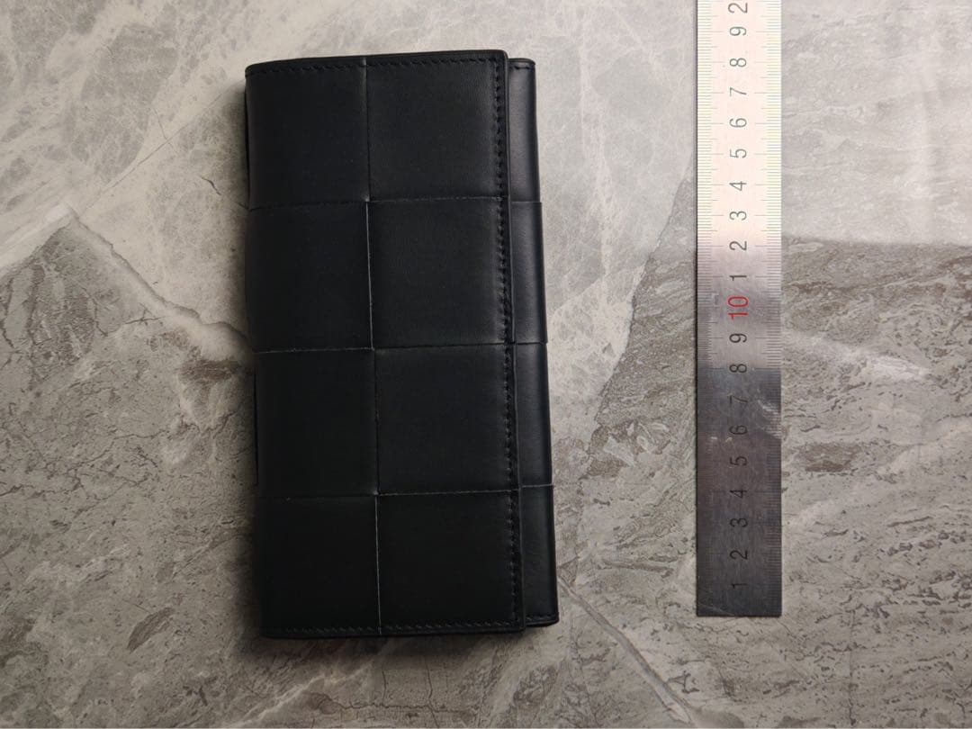 BOTTEGA VENETA ブラック 長財布 箱付き