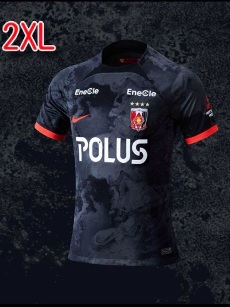 ほぼ未使用　2024年浦和レッズ3rdユニフォーム、未使用バンダナ付き