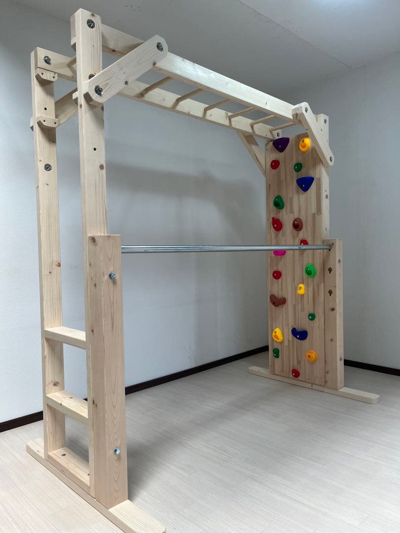 タイプC 高さ固定　ブレキエーション　雲梯　うんてい　室内遊具　知育玩具