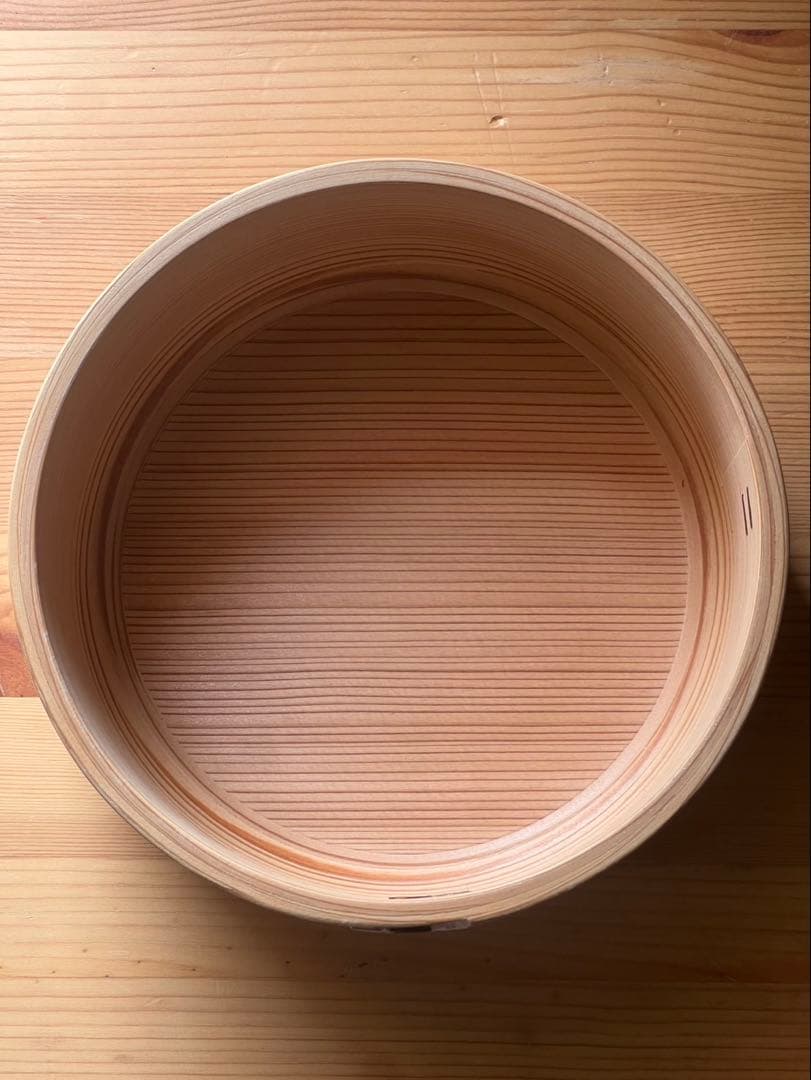 未使用　栗久 おひつ　2合　二合　大館　曲げわっぱ　秋田杉　柴田慶信