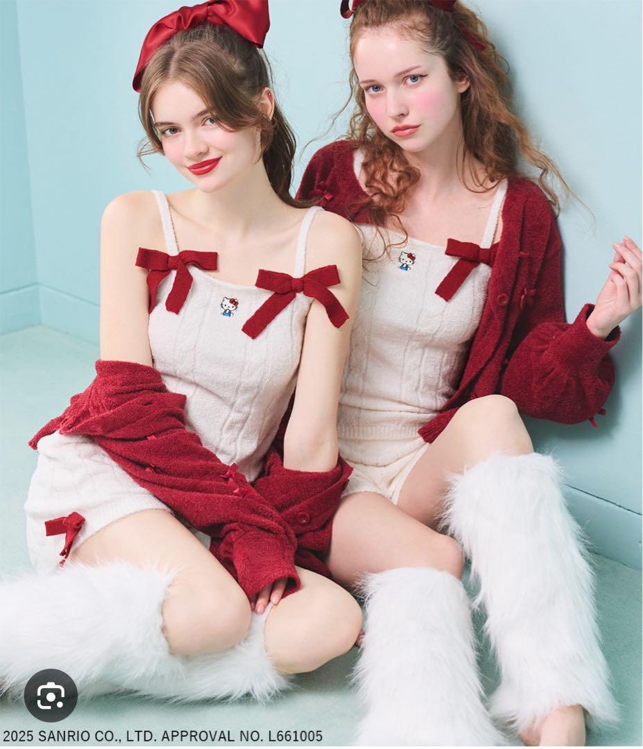 ピーチジョン　ハローキティ　ライトホイップリー3点セット