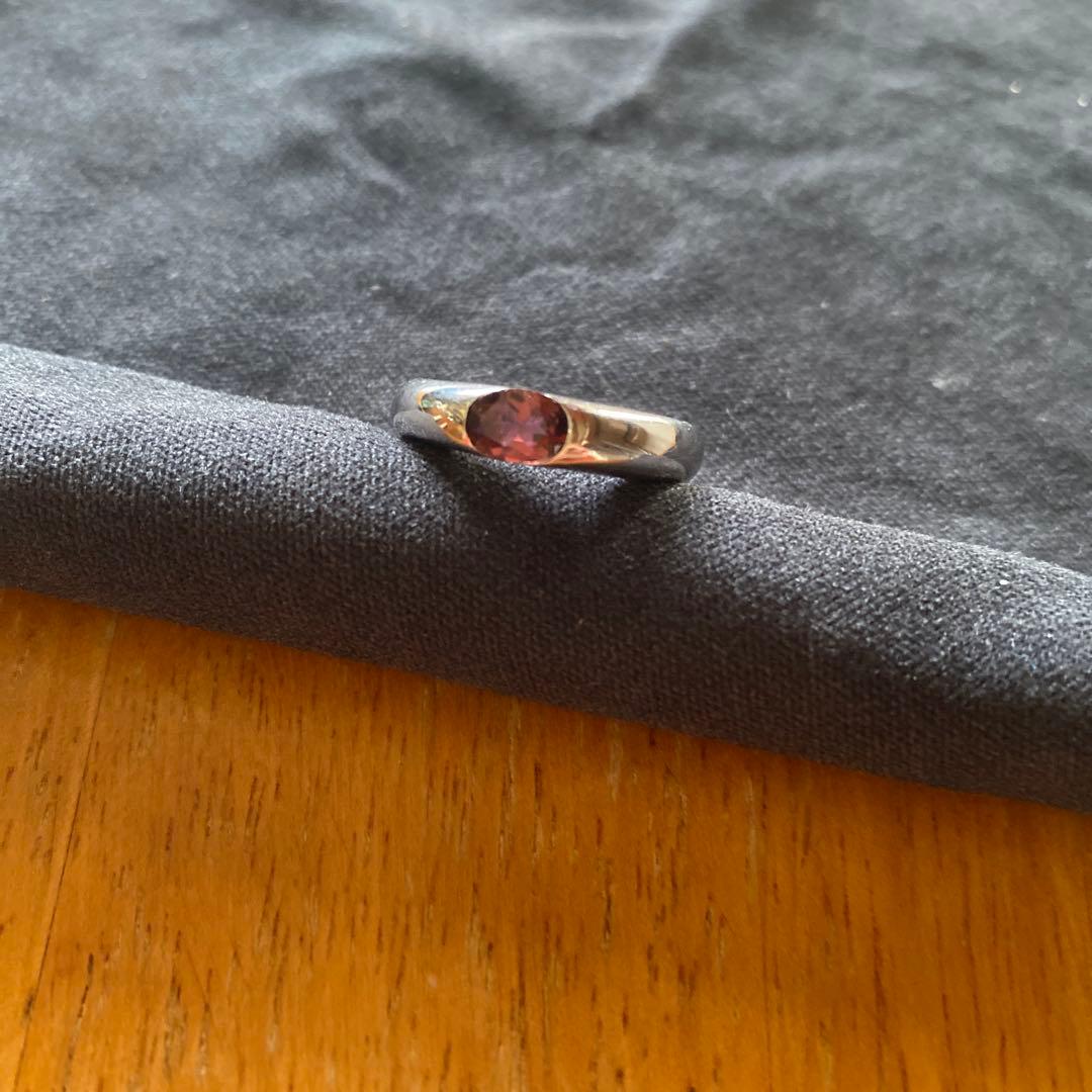 ピンクトルマリンPt900リング