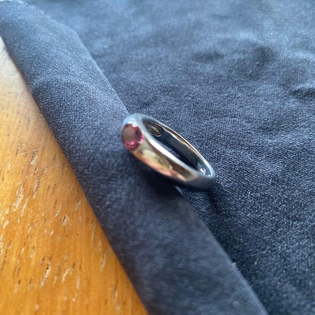 ピンクトルマリンPt900リング